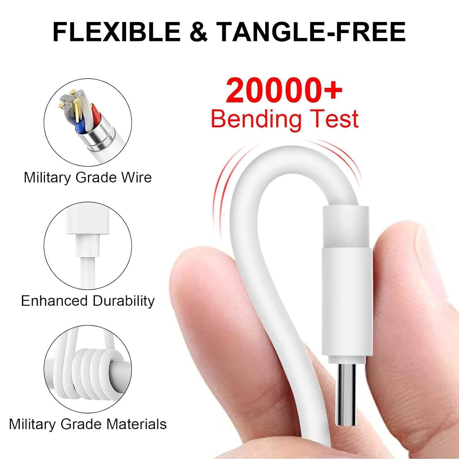 Uniqbuy For Type-C to Type-C PD 60W Fast Charging Data Cable, Length: 1m
