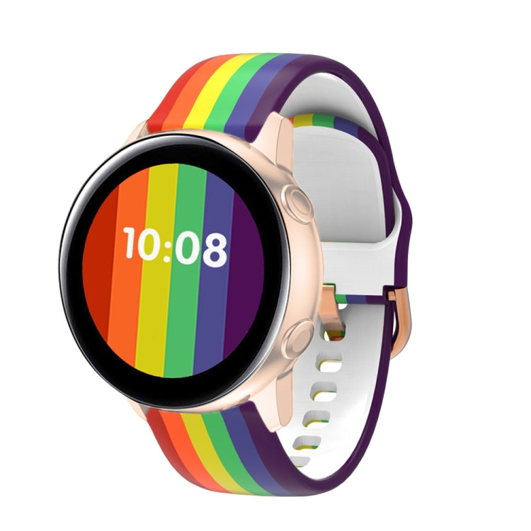 Universal Rainbow Silicone Replacement Strap Watchband