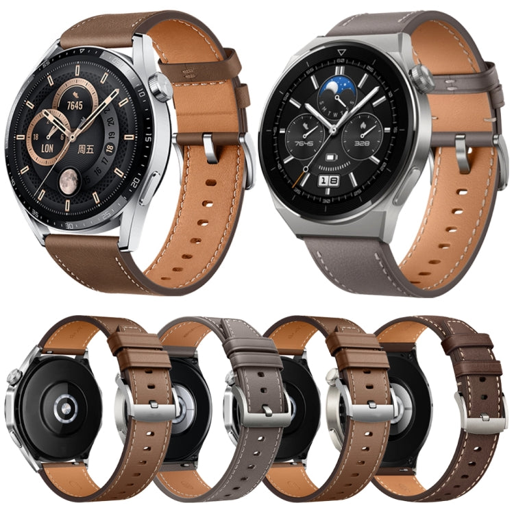 Universal Square Tail Leather Watch Band
