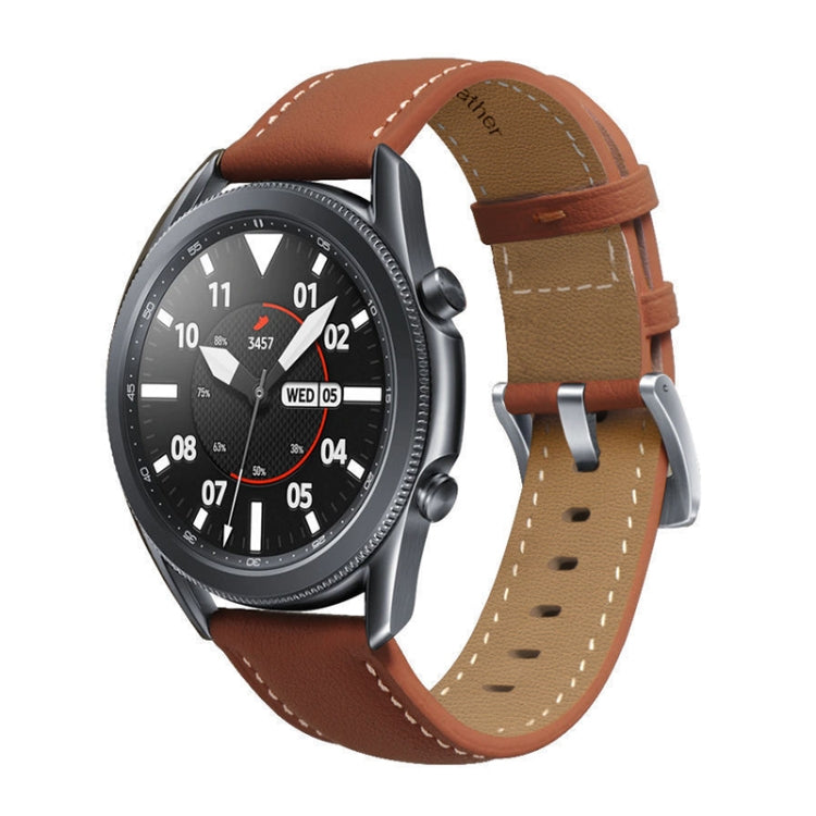 Universal Pointed Tail Leather Watch Band