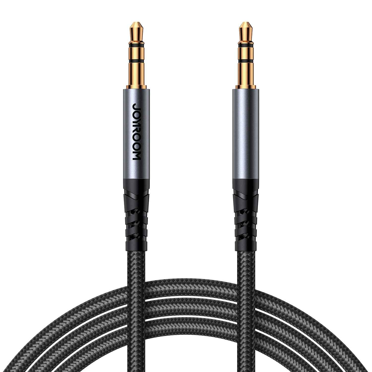 Uniqbuy For JOYROOM SY-A08 Transsion Series 3.5mm to 3.5mm AUX Audio Adapter Cable, Length: 1.2m(Black)