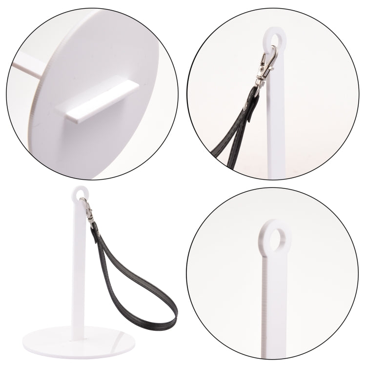 Portable T-shaped Acrylic Wrist Yarn Holder, Style: Small(White)