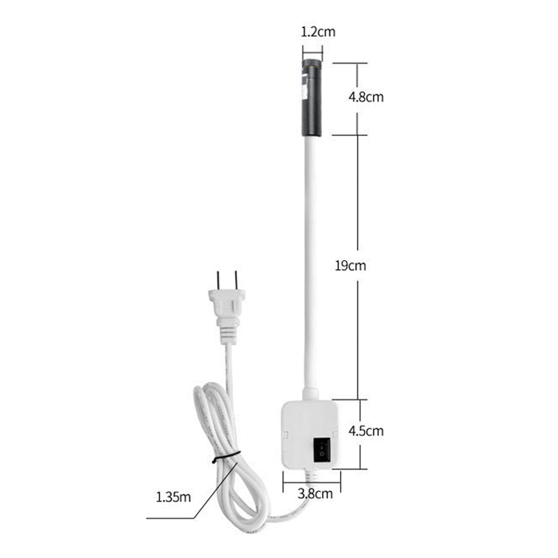 100mw Line Green Light Hose Magnetic Infrared Laser Positioning LED Work Light(US Plug)