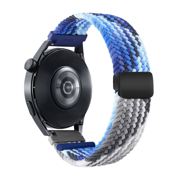 Two-color Magnetic Braided Nylon Watch Band