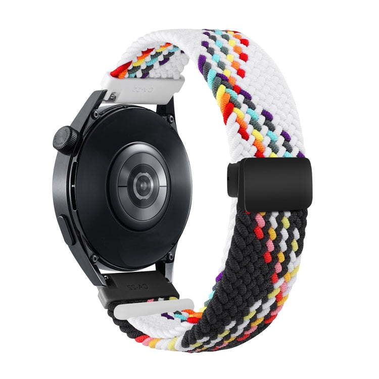 Two-color Magnetic Braided Nylon Watch Band