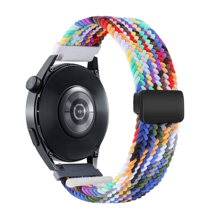 Two-color Magnetic Braided Nylon Watch Band