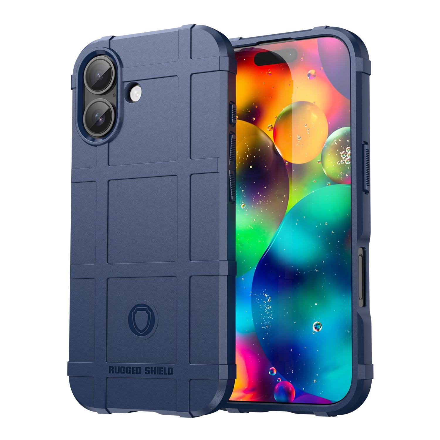 Compatible with iPhone 18 Full Coverage Shockproof TPU Phone Case - Blue