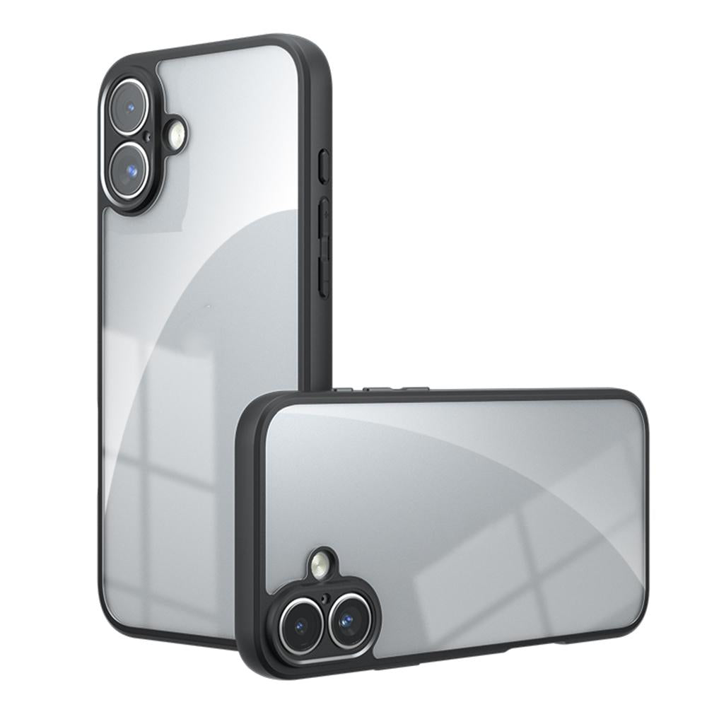 Compatible with iPhone 18 Armor Precise Hole PC Dual-Layer TPU Phone Case - Transparent