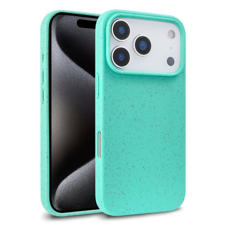 Compatible with iPhone 18 Pro Wheat Straw TPU Phone Case - Green