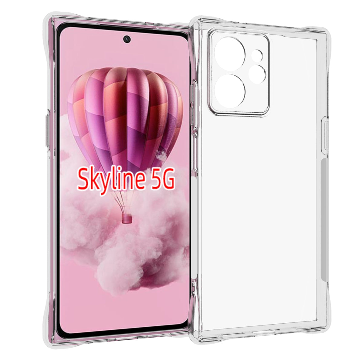 For HMD Skyline Shockproof Non-slip Thickening TPU Phone Case(Transparent)