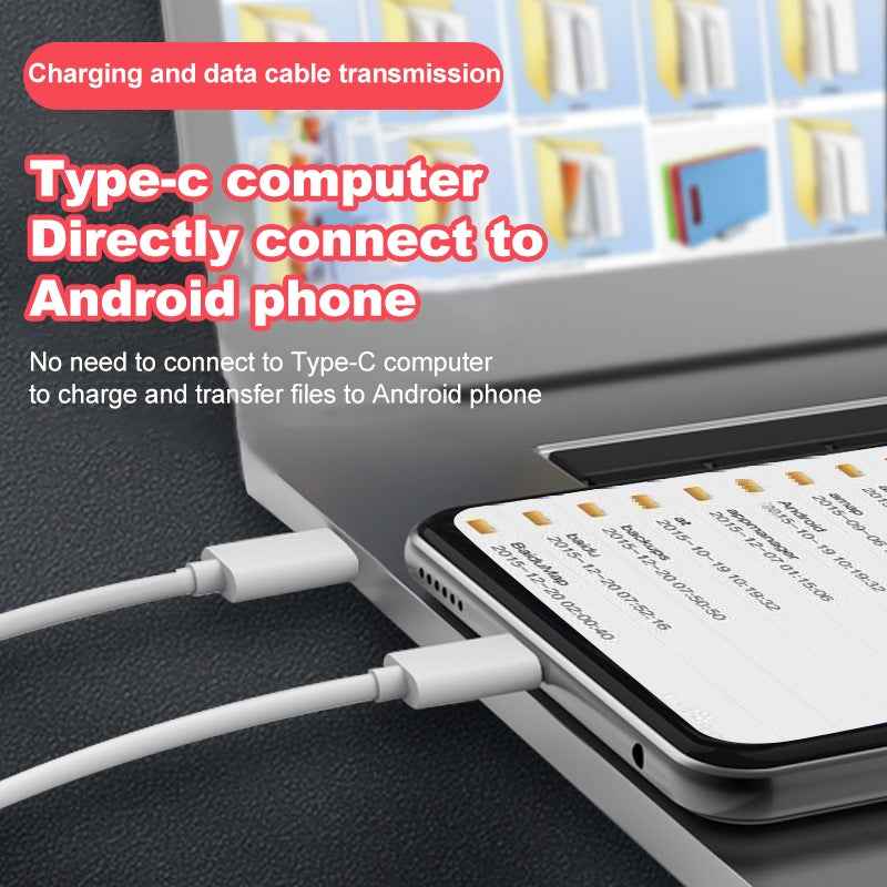 Uniqbuy For USB-C / Type-C to Micro USB Charging Data Cable, Length: 1m
