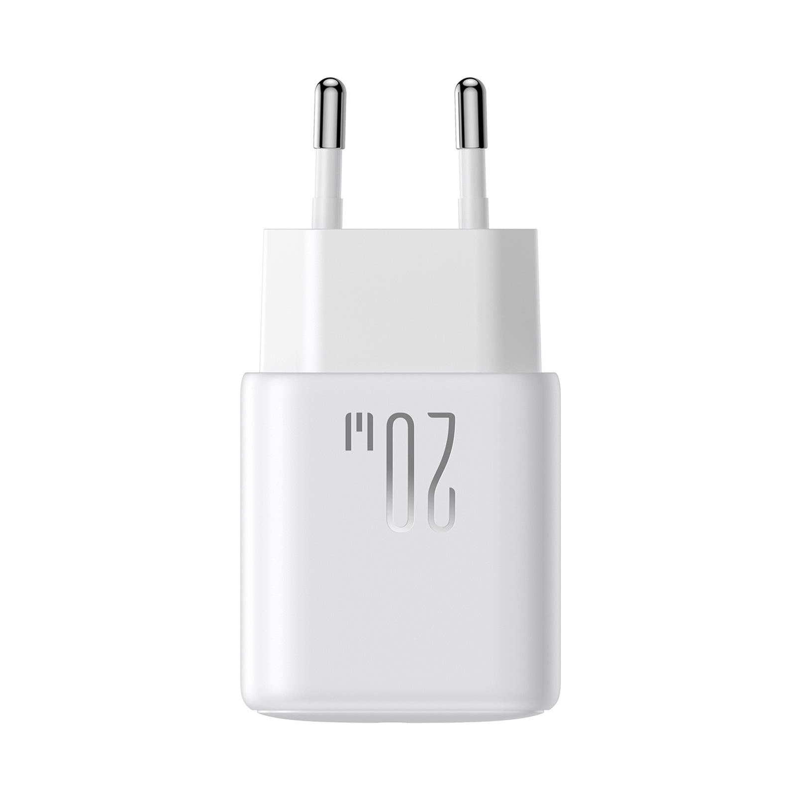 JOYROOM JR-TCF20 PD20W Type-C Port Charger Kit with Type-C to Type-C Cable, Plug:EU Plug(White)