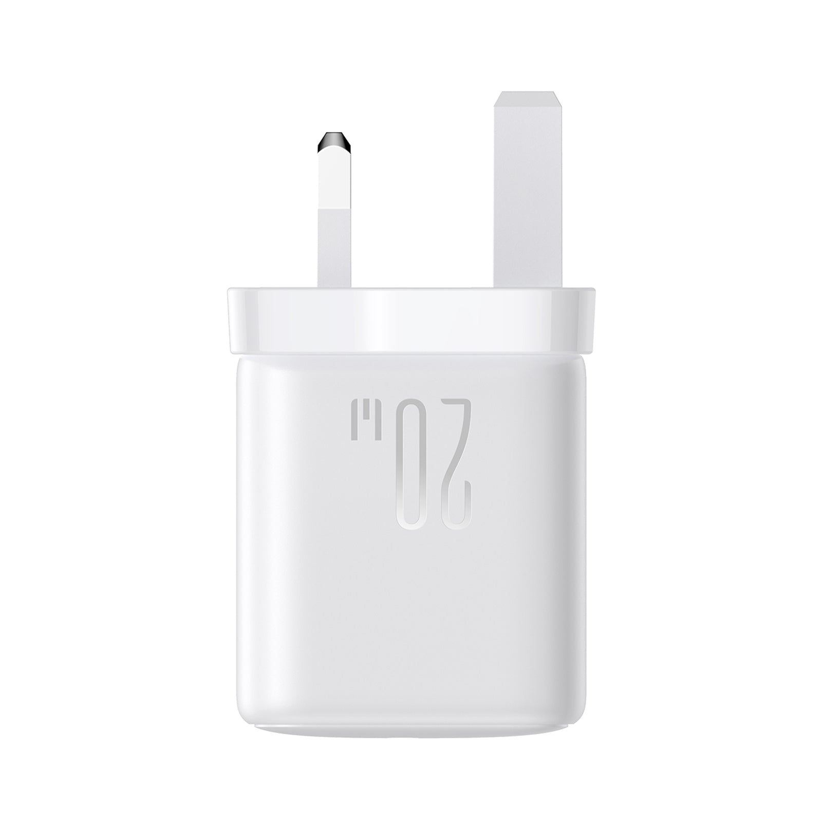 JOYROOM JR-TCF20 PD20W Type-C Port Charger Kit with Type-C to Type-C Cable, Plug:UK Plug(White)