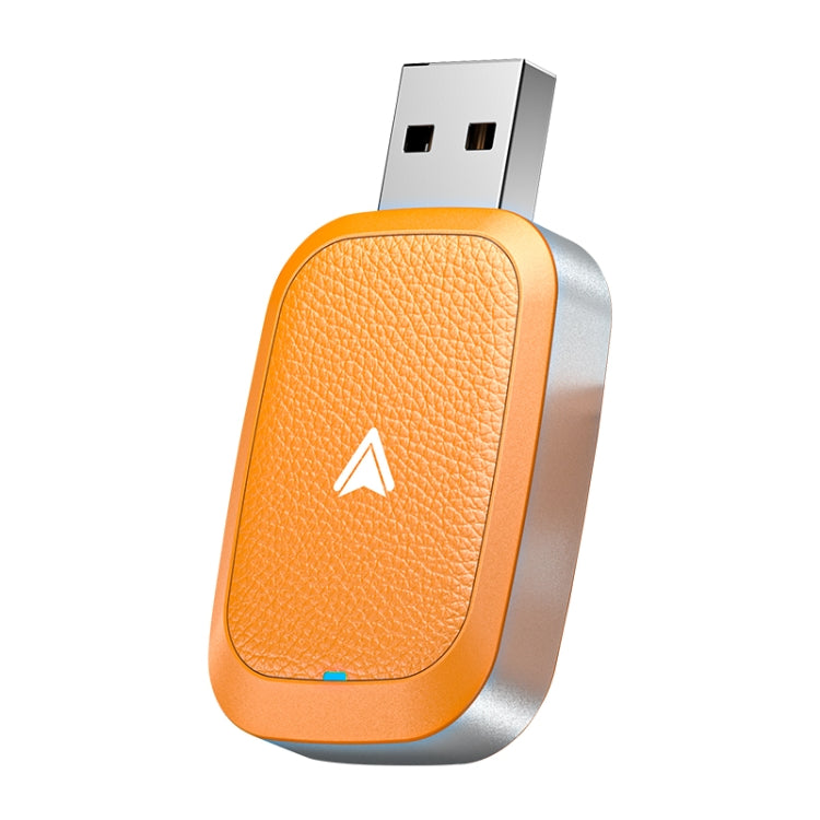 For Android Car Carplay Box Wired to Wireless Auto Adapter(Orange)