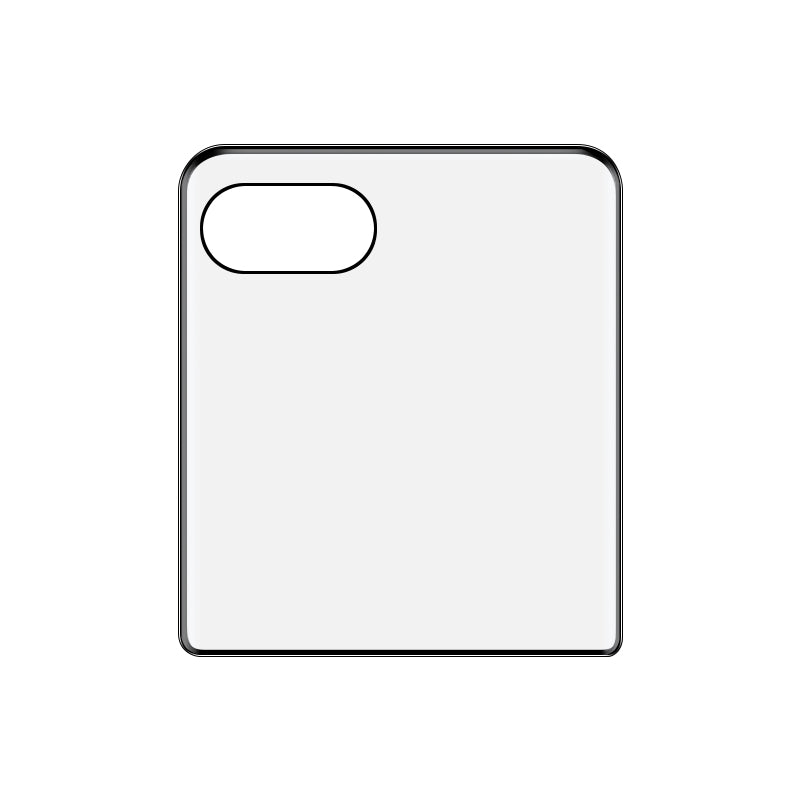 For Motorola Razr 50 Ultra imak 3D Curved Full Rear Screen Tempered Glass Film