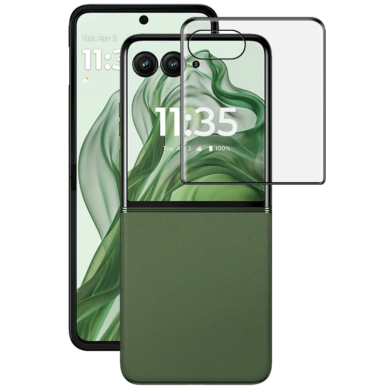 For Motorola Razr 50 Ultra imak 3D Curved Full Rear Screen Tempered Glass Film