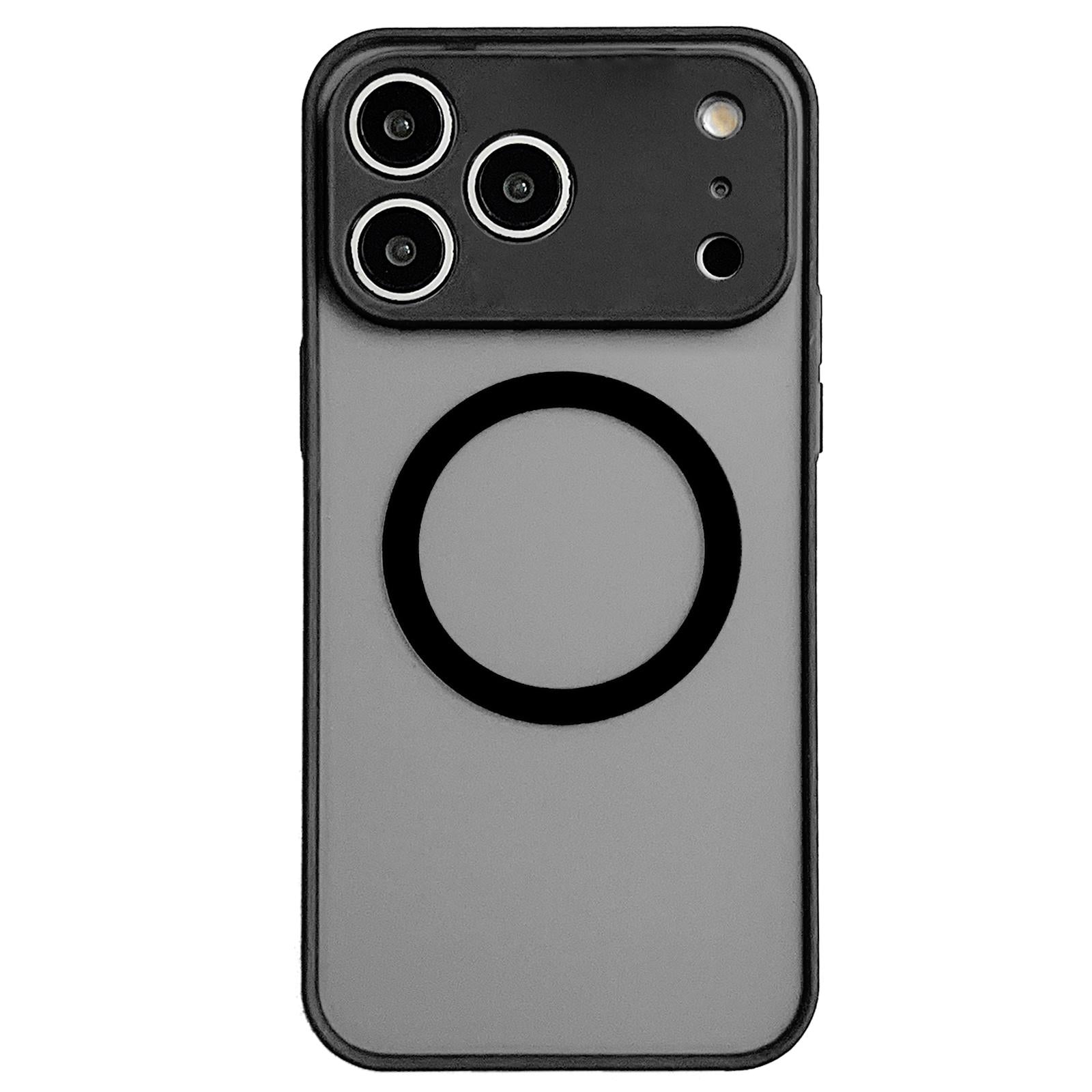 Compatible with iPhone 18 Pro Hawkeye Skin Feel MagSafe Phone Case - Black
