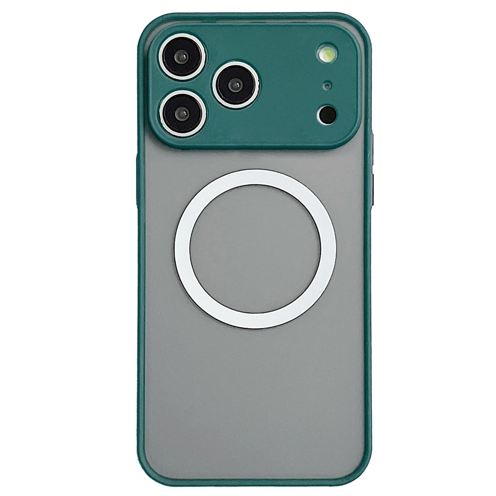 Compatible with iPhone 18 Pro Hawkeye Skin Feel MagSafe Phone Case - Dark Green