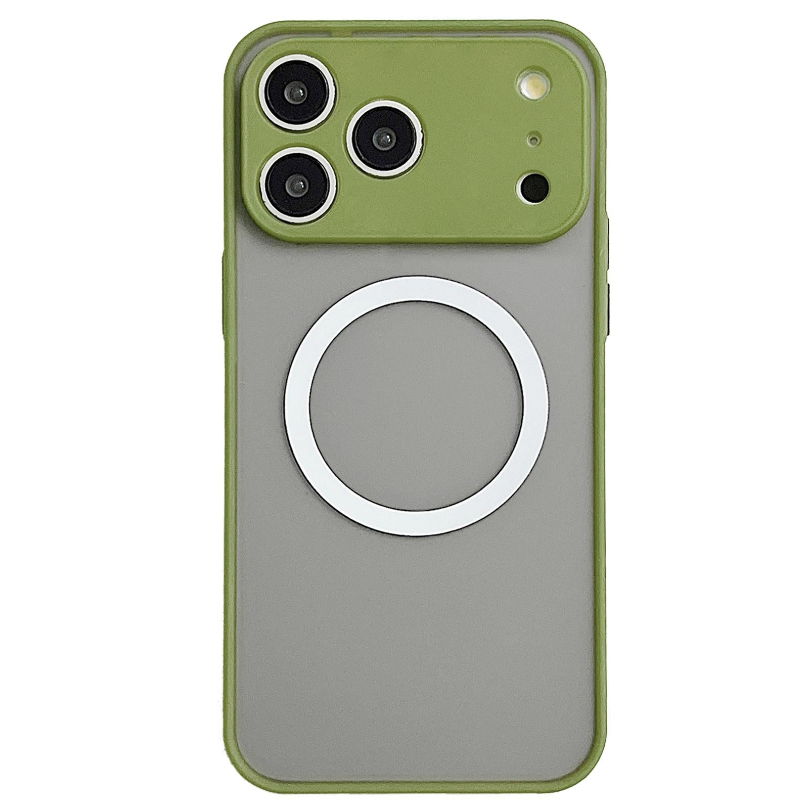 Compatible with iPhone 18 Pro Hawkeye Skin Feel MagSafe Phone Case - Army Green