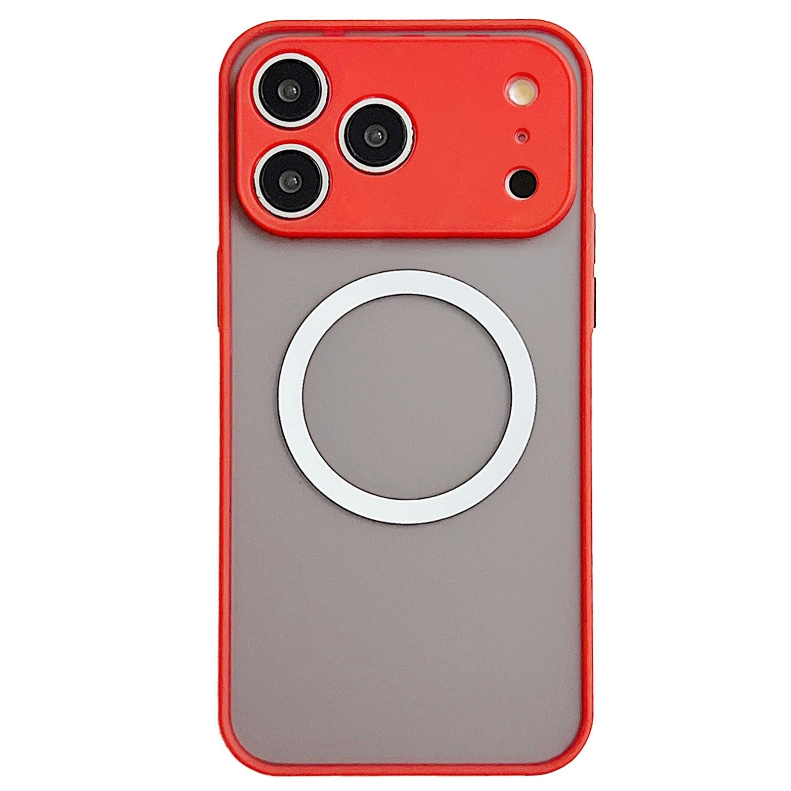 Compatible with iPhone 18 Pro Hawkeye Skin Feel MagSafe Phone Case - Red