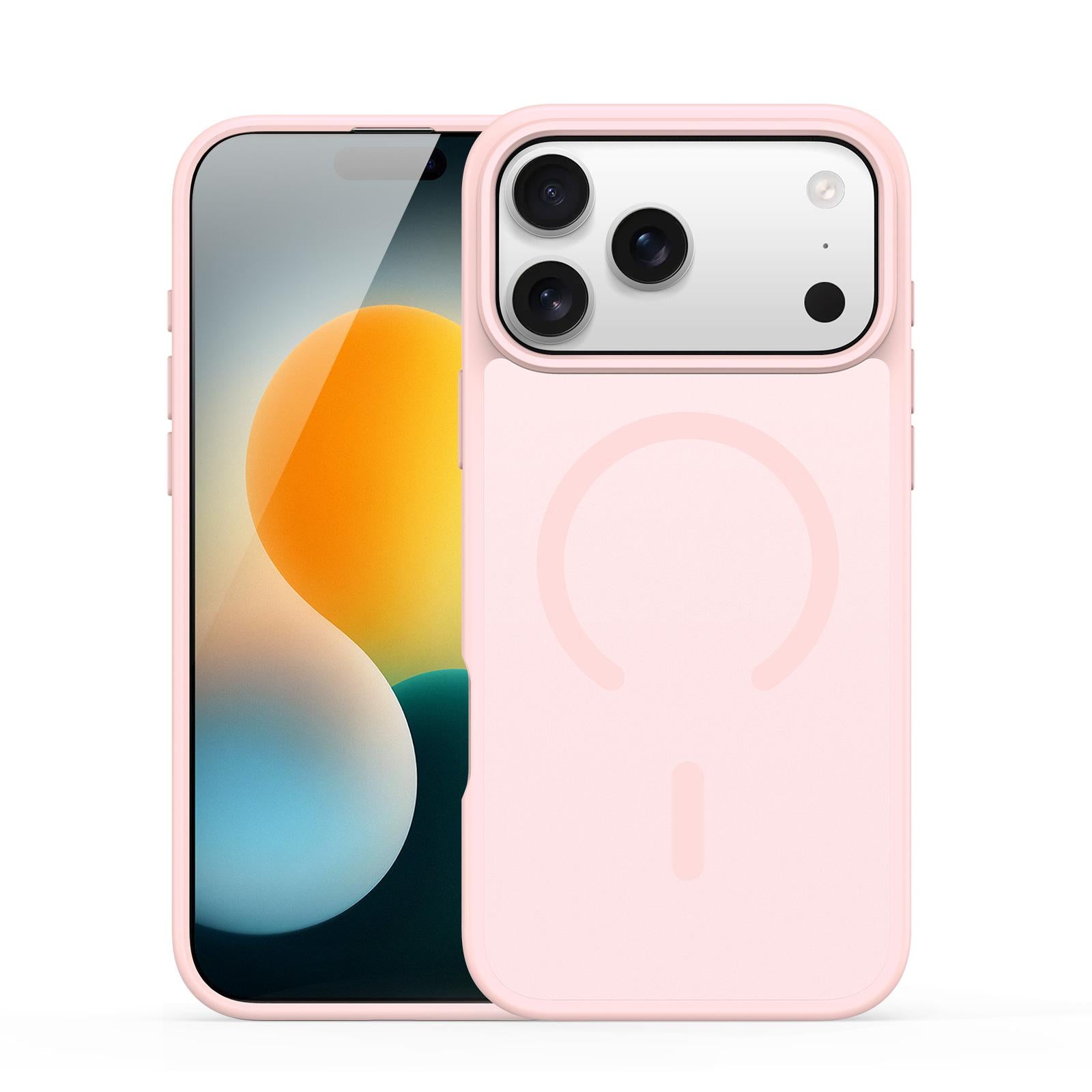 Compatible with iPhone 18 Pro & 17 Pro DUX DUCIS Yind Series MagSafe TPU Dual-Layer PC Phone Case - Light Pink