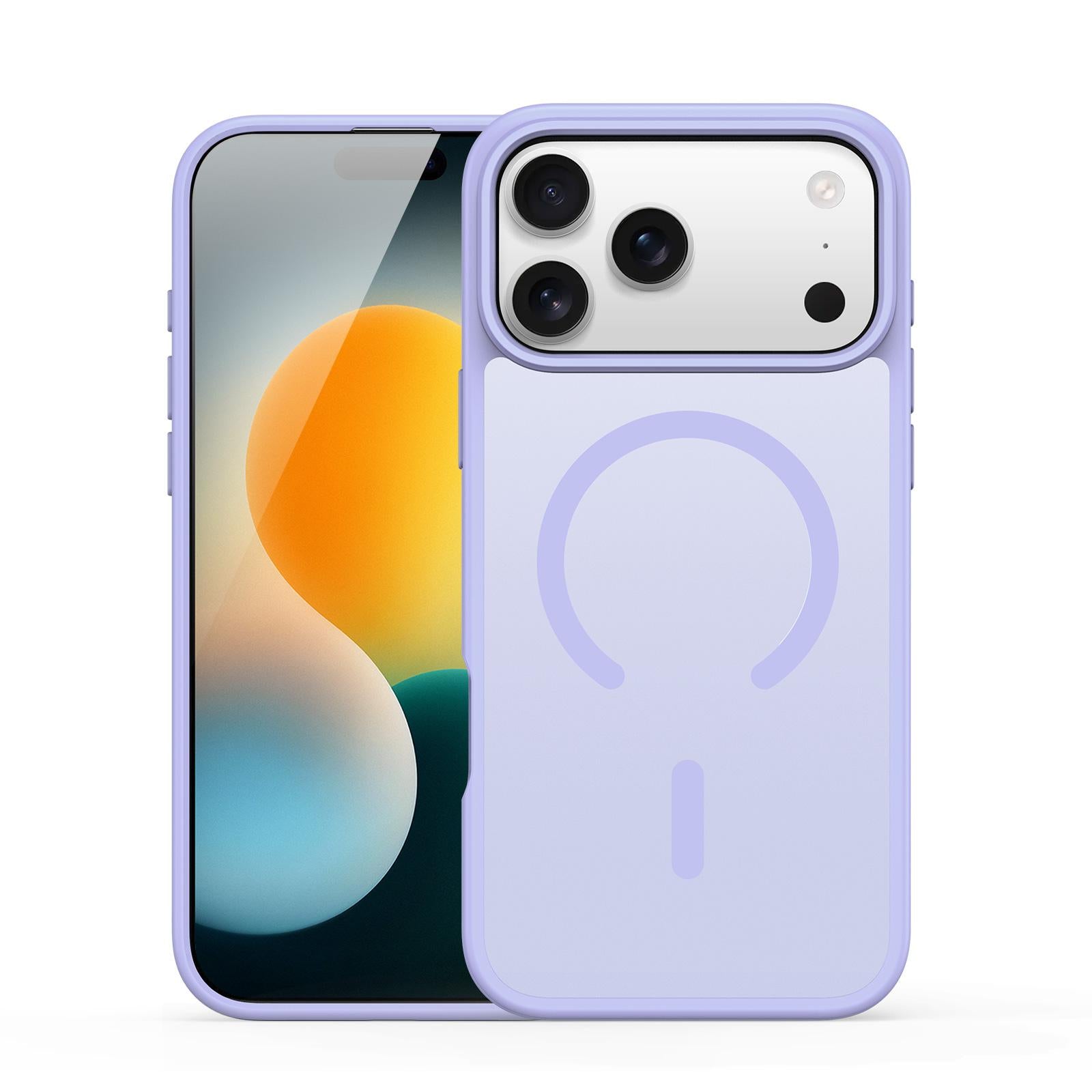 Compatible with iPhone 18 Pro & 17 Pro DUX DUCIS Yind Series MagSafe TPU Dual-Layer PC Phone Case - Light Purple
