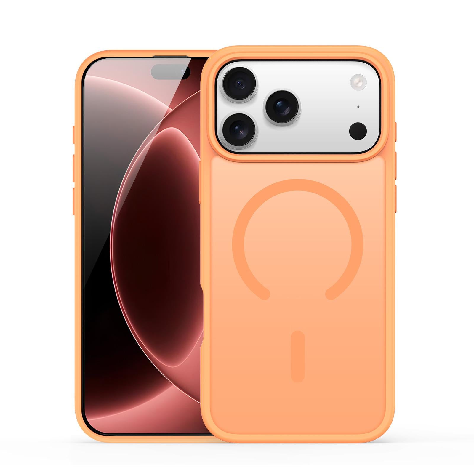 Compatible with iPhone 18 Pro & 17 Pro DUX DUCIS Yind Series MagSafe TPU Dual-Layer PC Phone Case - Orange