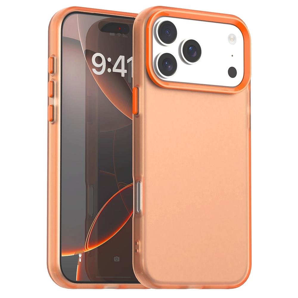 Compatible with iPhone 18 Pro Candy PC Dual-Layer TPU Shockproof Phone Case - Orange