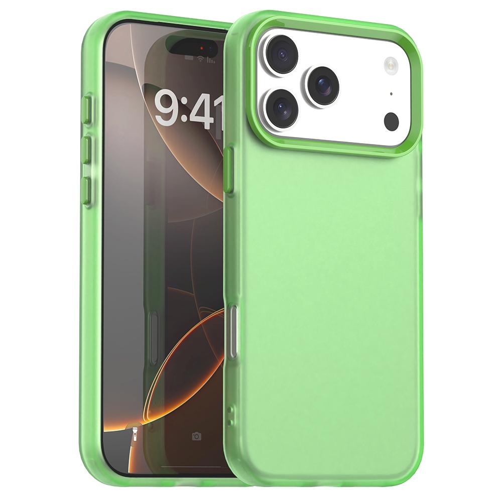 Compatible with iPhone 18 Pro Candy PC Dual-Layer TPU Shockproof Phone Case - Green