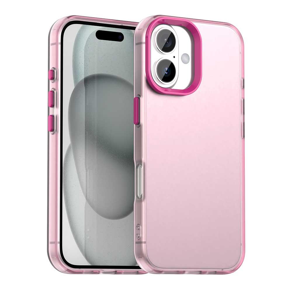 Compatible with iPhone 18 Candy PC Dual-Layer TPU Shockproof Phone Case - Red