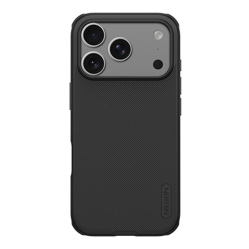Compatible with iPhone 18 Pro NILLKIN Frosted Shield Pro Magnetic Magsafe Phone Case - Black