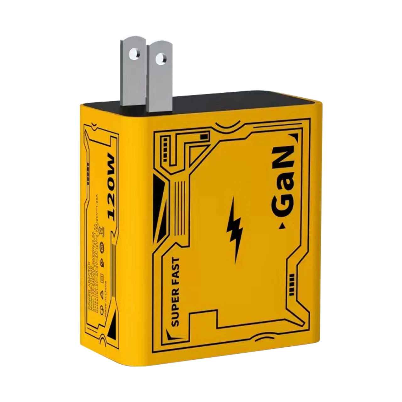 Uniqbuy For HX111 120W USB, Type-C GaN Ultra-fast Charger(US Plug)