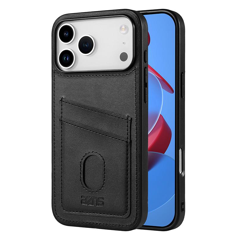 Compatible with iPhone 18 Pro & 17 Pro AZNS K1 Series Card Slot Business Phone Case - Black