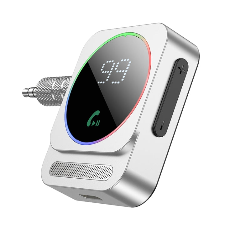 Borofone BC52 True Way Car AUX Bluetooth Receiver(Silver)