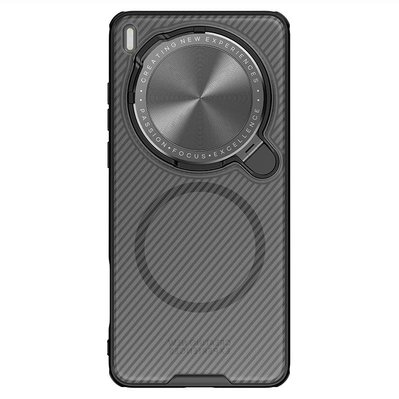 For vivo X200 Ultra NILLKIN CamShield Prop MagSafe Magnetic Translucent PC Phone Case(Black)