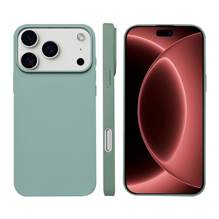 Compatible with iPhone 18 Pro Liquid Silicone Phone MagSafe Case - Light Green