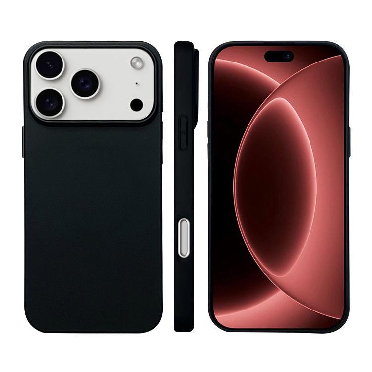Compatible with iPhone 18 Pro Liquid Silicone Phone MagSafe Case - Black