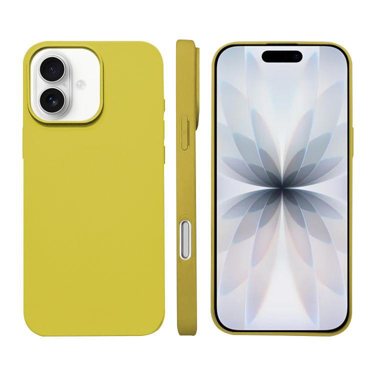 Compatible with iPhone 18 Liquid Silicone Phone MagSafe Case - Yellow