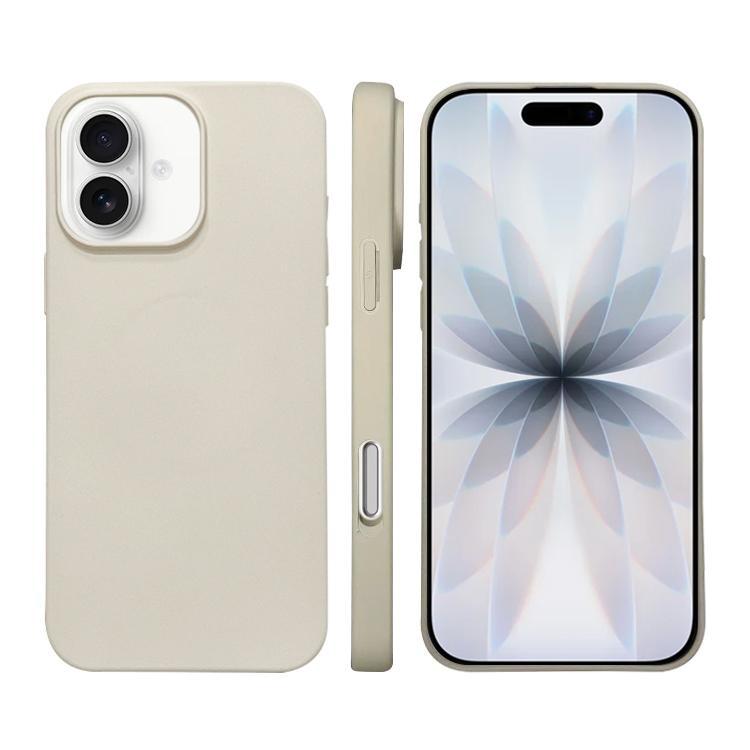 Compatible with iPhone 18 Liquid Silicone Phone MagSafe Case - White