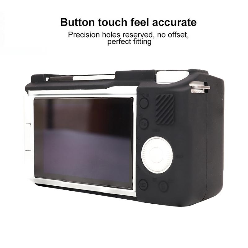 For Sony ZV-E10 II / ZV-E10M2 Glossy Soft Silicone Protective Case(Black)