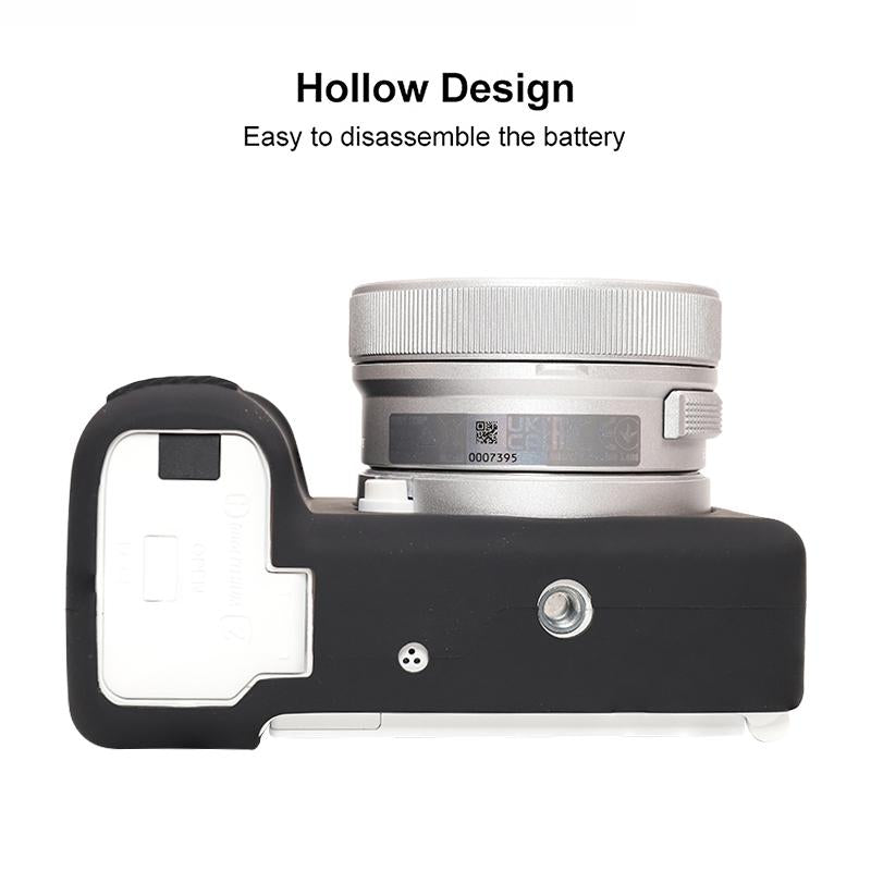 For Sony ZV-E10 II / ZV-E10M2 Glossy Soft Silicone Protective Case(Black)