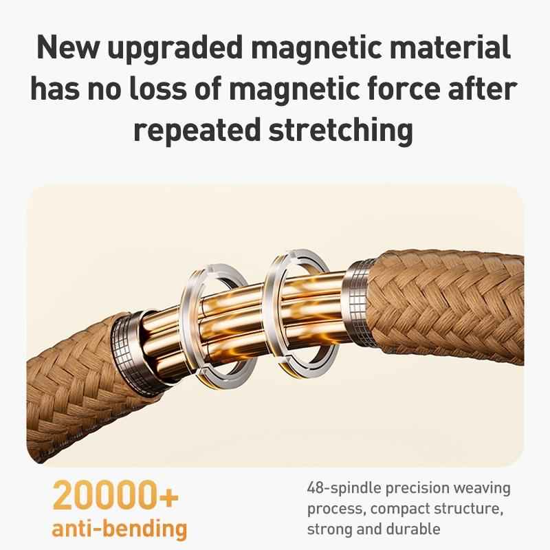 Uniqbuy For Momax Mag.Link Magnetic 60W USB-C / Type-C to USB-C / Type-C Data Cable, Length:1m(Black)