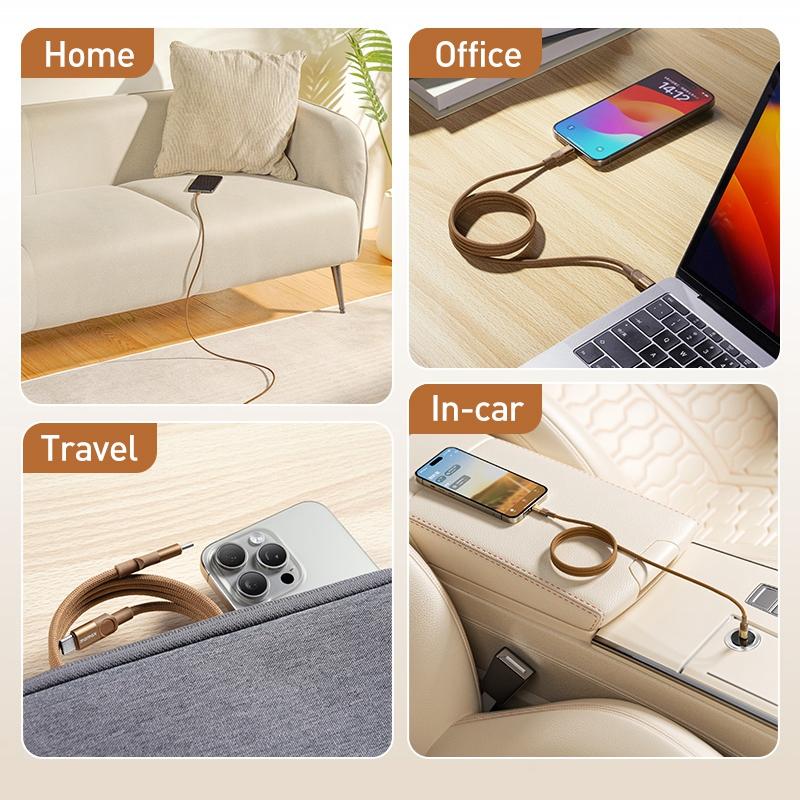 Momax Mag.Link Magnetic 60W USB-C / Type-C to USB-C / Type-C Data Cable, Length:1m(Black)