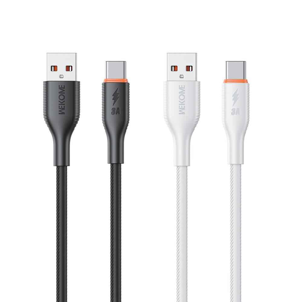 Uniqbuy For WK WDC-91a 66W USB to Type-C Silicone Data Cable, Length: 1m(White)