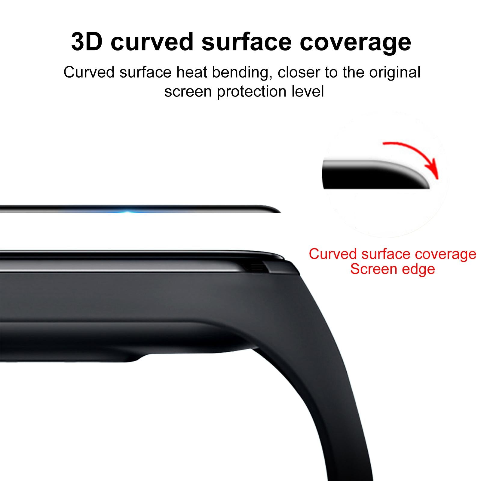 For Xiaomi Smart Band 10 2pcs xDfind Curved 3D Composite Material Soft Film Screen Protector