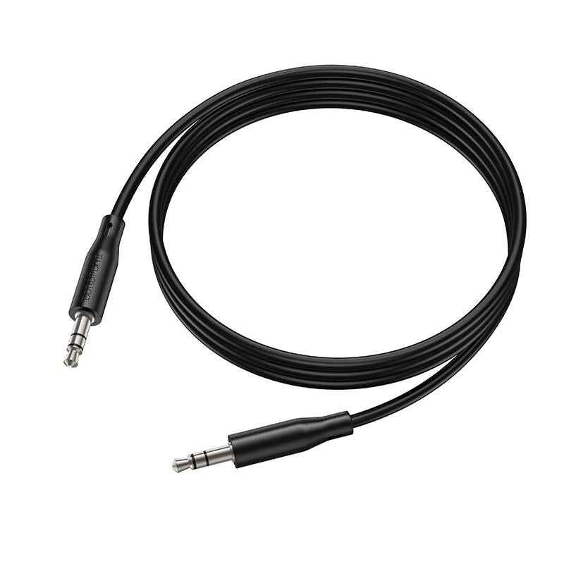 Uniqbuy For BOROFONE BL26 1m 3.5mm Male to Male Standard AUX Audio Cable(Black)