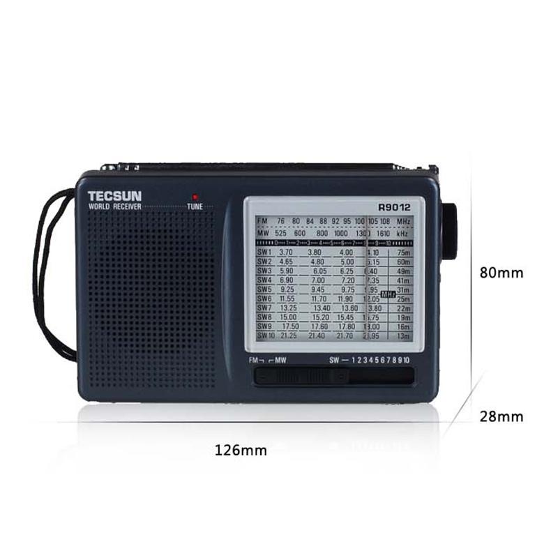 Tecsun R-9012 Portable Full Band FM Radio