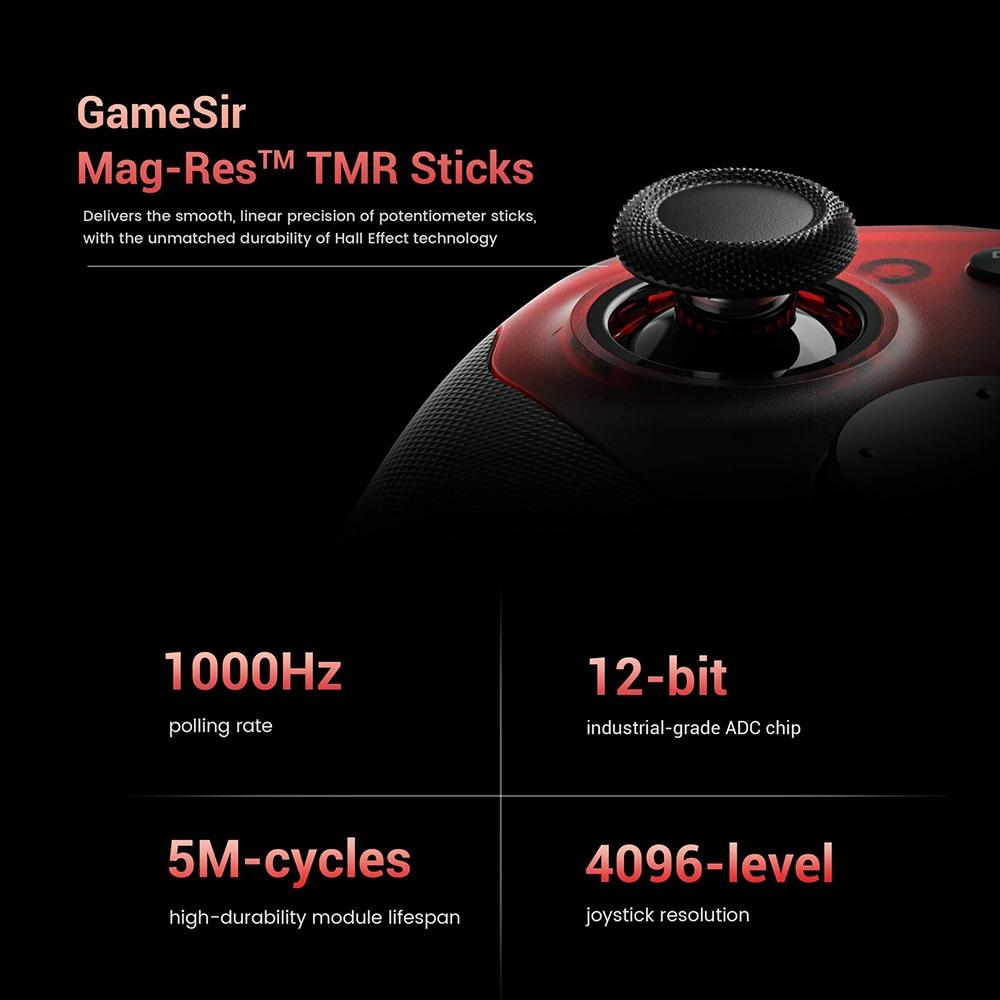 GameSir G7 Pro Bluetooth Wireless Tri-Mode Game Controller for Xbox / Steam / PC / Android(White)