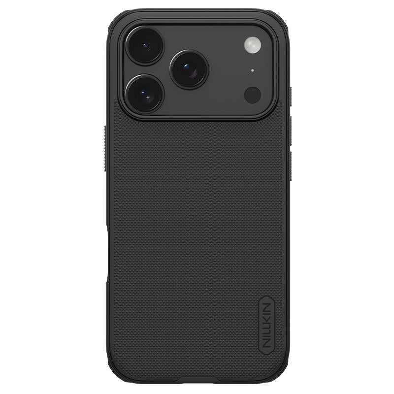 Compatible with iPhone 18 Pro & 17 Pro NILLKIN Frosted Shield Pro PC + TPU Phone Case - Black