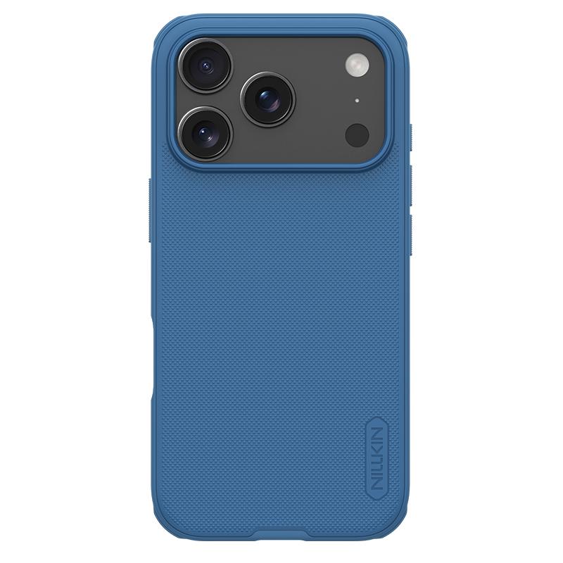 Compatible with iPhone 18 Pro & 17 Pro NILLKIN Frosted Shield Pro PC + TPU Phone Case - Blue
